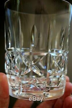 Vtg. WATERFORD Crystal KYLEMORE Cut Set of 4 Double Old Fashioned Whisky Tumblers