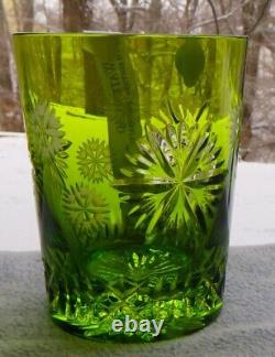 WATERFORD 2019 Snowflake Wishes Prosperity Lime DOF Tumbler Castlemaine Mint NEW