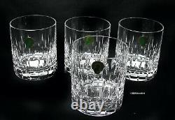 WATERFORD Barware Double Old Fashioned Enis 12 oz Set of 4 NEW