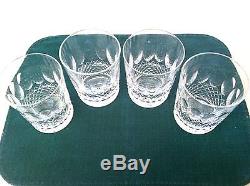 WATERFORD CRYSTAL COLLEEN SET OF 4 DOUBLE OLD FASHIONED 12oz Ireland