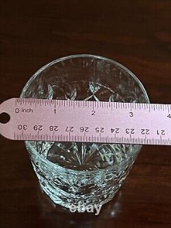 WATERFORD CRYSTAL LISMORE DOUBLE OLD FASHIONED 12 oz. GLASSES, SET OF 4