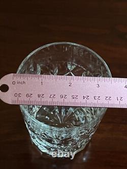 WATERFORD CRYSTAL LISMORE DOUBLE OLD FASHIONED 12 oz. GLASSES, SET OF 4