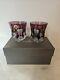 WATERFORD CRYSTAL SIMPLY LILAC DOF Double Old Fashioned GLASSES Pair with BOX