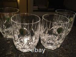WATERFORD CRYSTAL WESTHAMPTON DOUBLE OLD FASHIONED GLASSES SET of 4. NEW in BOX
