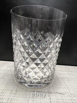 WATERFORD Crystal ALANA Ireland Double Old Fashioned Glasses 4 3/8 Set/4 READ