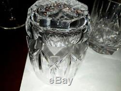 WATERFORD Crystal WESTHAMPTON 3 DOUBLE OLD FASHIONED GLASSES Rocks Whiskey