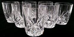 WATERFORD MARQUIS BROOKSIDE 7 Crystal DOUBLE OLD FASHIONED GLASSES TUMBLERS