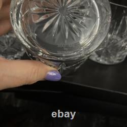 WATERFORD MOURNE Double Old Fashioned Whiskey Glasses 3 3/4T, Set Of 4 Marqu
