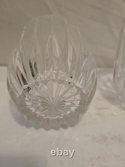 WATERFORD Marquis Crystal Omega Double Old Fashioned Glasses