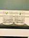 WATERFORD ROLLY POLLY Double Old Fashioned Glass SET of 2 BNWT