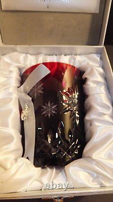 WATERFORD Snowflake 2011 Wishes Joy Prestige Ruby Double Old Fashioned New 1st