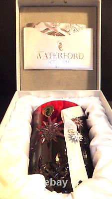 WATERFORD Snowflake 2011 Wishes Joy Prestige Ruby Double Old Fashioned New 1st