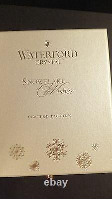 WATERFORD Snowflake 2011 Wishes Joy Prestige Ruby Double Old Fashioned New 1st