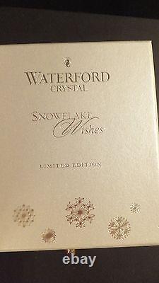 WATERFORD Snowflake 2011 Wishes Joy Prestige Ruby Double Old Fashioned New 1st