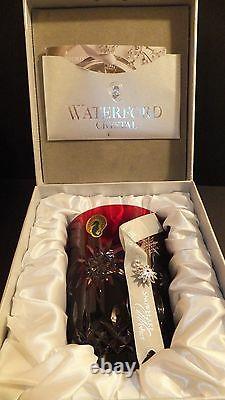 WATERFORD Snowflake 2011 Wishes Joy Prestige Ruby Double Old Fashioned New 1st