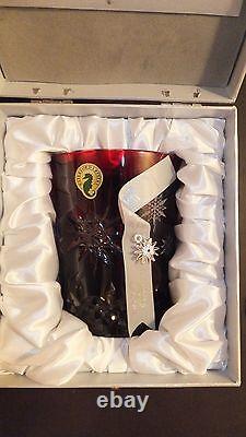 WATERFORD Snowflake 2011 Wishes Joy Prestige Ruby Double Old Fashioned New 1st