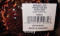 WATERFORD Snowflake 2011 Wishes Joy Prestige Ruby Double Old Fashioned New 1st