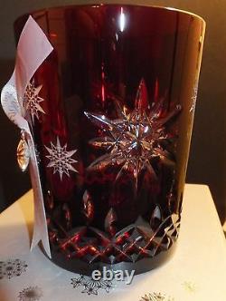 WATERFORD Snowflake 2011 Wishes Joy Prestige Ruby Double Old Fashioned New 1st