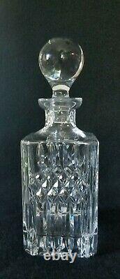 WEDGWOOD Crystal Decanter With 4 Double Old Fashioned & Tray