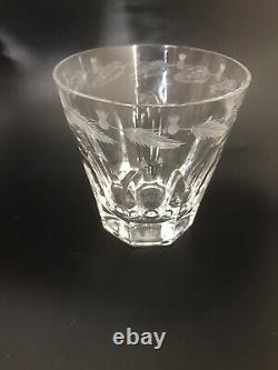 WILLIAM YEOWARD DOUBLE OLD FASHIONED GLASS Islay 4 1/4- PERFECT SIGNED