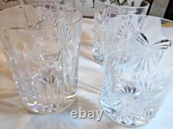 Waterfor Millennium Double Old Fashioned Glasses Health, Happiness, Peace, Love