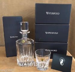 Waterford 12 Glasses & Decanter Southbridge Double Old Fashioned crystal set lot