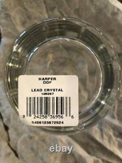 Waterford 135287 Harper Double Old Fashioned Glasses Set of 4 NewithUnused