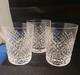 Waterford ALANA 5 oz DOUBLE OLD FASHIONED Crystal SHOT GLASS IRELAND 3 PCS LOTS