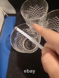 Waterford ALANA 5 oz DOUBLE OLD FASHIONED Crystal SHOT GLASS IRELAND 3 PCS LOTS