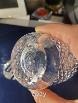Waterford ALANA 5 oz DOUBLE OLD FASHIONED Crystal SHOT GLASS IRELAND 3 PCS LOTS