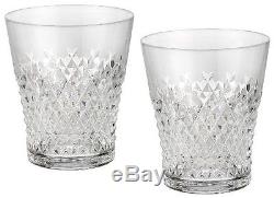 Waterford Alana Essence Double Old Fashioned Pair, New, Free Shipping