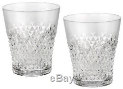 Waterford Alana Essence Double Old Fashioned Pair Old Fashioned Glasses, New