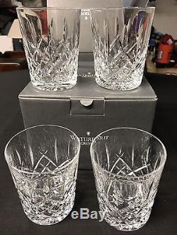 Waterford Araglin Double Old Fashioned 12oz NEW Set Of 4. # 5494942100