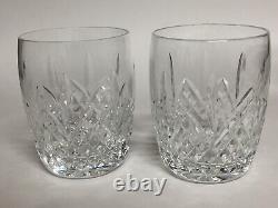 Waterford Castlemaine Double Old Fashioned Glasses 4 1/4 Set of 2