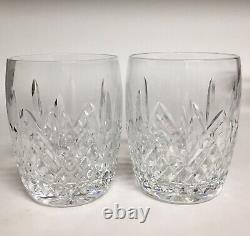 Waterford Castlemaine Double Old Fashioned Glasses 4 1/4 Set of 2