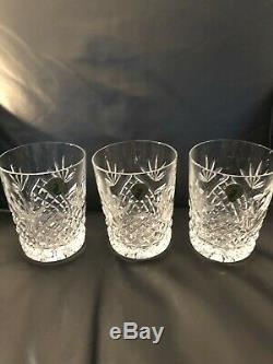 Waterford Ciara Double Old Fashioned Glasses Never USED Label Attached MINT