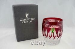 Waterford Clarendon Double Old Fashioned Dof Ruby Red 4