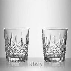 Waterford Classic Crystal Lismore Double Old Fashioned Glasses, Set of 2 Clear