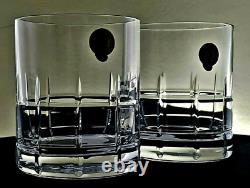 Waterford Cluin Short Stories Set Of 2 Double Old Fashioned Crystal Glasses 12Oz