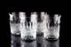 Waterford Colleen Double Old Fashioned Tumbler Glasses Set of 4 Vintage Barware