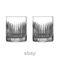 Waterford Connoisseur Aras Double Old Fashioned Glasses 340ml 11.5floz, Set of 2