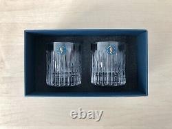 Waterford Connoisseur Aras Double Old Fashioned Straight Tumbler Set of 2 BNIB
