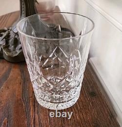 Waterford CrystalLismore Pattern DOUBLE Old Fashioned Glass DOFNWOTVTG