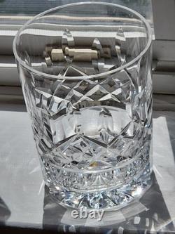 Waterford CrystalLismore Pattern DOUBLE Old Fashioned Glass DOFNWOTVTG
