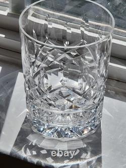 Waterford CrystalLismore Pattern DOUBLE Old Fashioned Glass DOFNWOTVTG