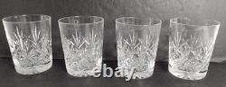 Waterford Crystal 4 3/8 Tall Eve Double Old Fashioned 14 oz Tumbler Set of 4