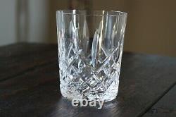 Waterford Crystal ARAGLIN 2 Double Old Fashioned Whiskey Glasses 4-3/8