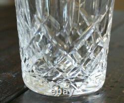 Waterford Crystal ARAGLIN 2 Double Old Fashioned Whiskey Glasses 4-3/8