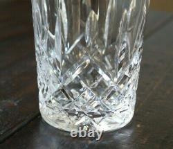 Waterford Crystal ARAGLIN 2 Double Old Fashioned Whiskey Glasses 4-3/8