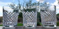 Waterford Crystal Alana Double Old Fashioned 4 3/8 Set of 3 Lot